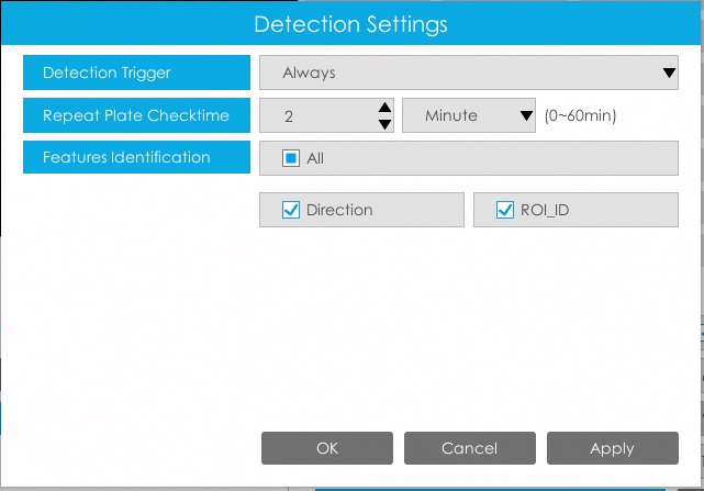 ANPR logs interface