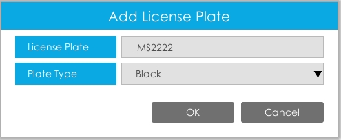 add license plates