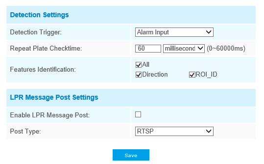 How to set LPR