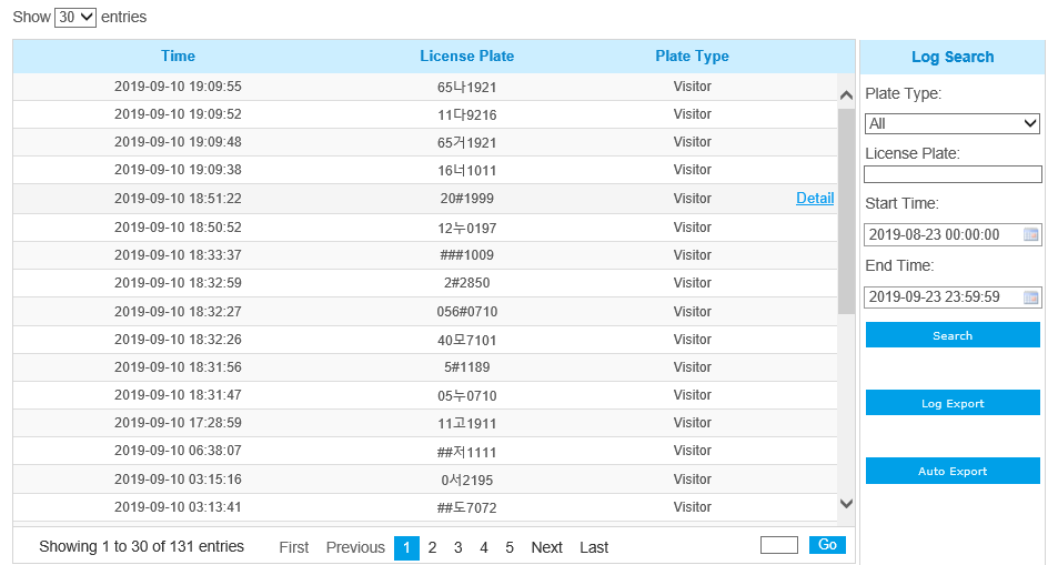 LPR Logs