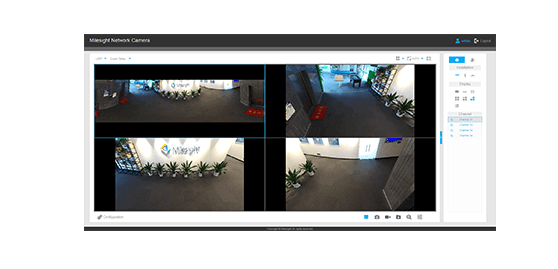 1P3R One 360° Panoramic View and Three Regional Views
