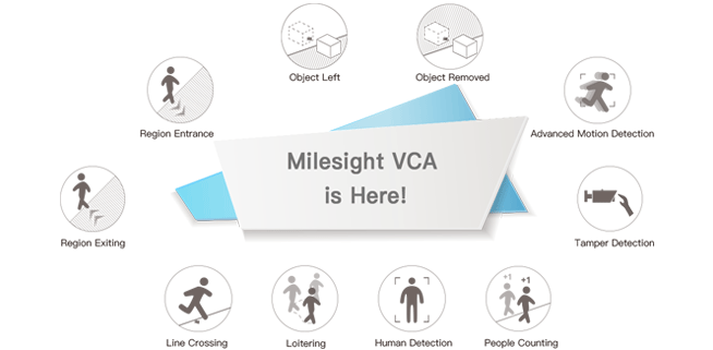 Milesight detail functions of Video Content Analysis